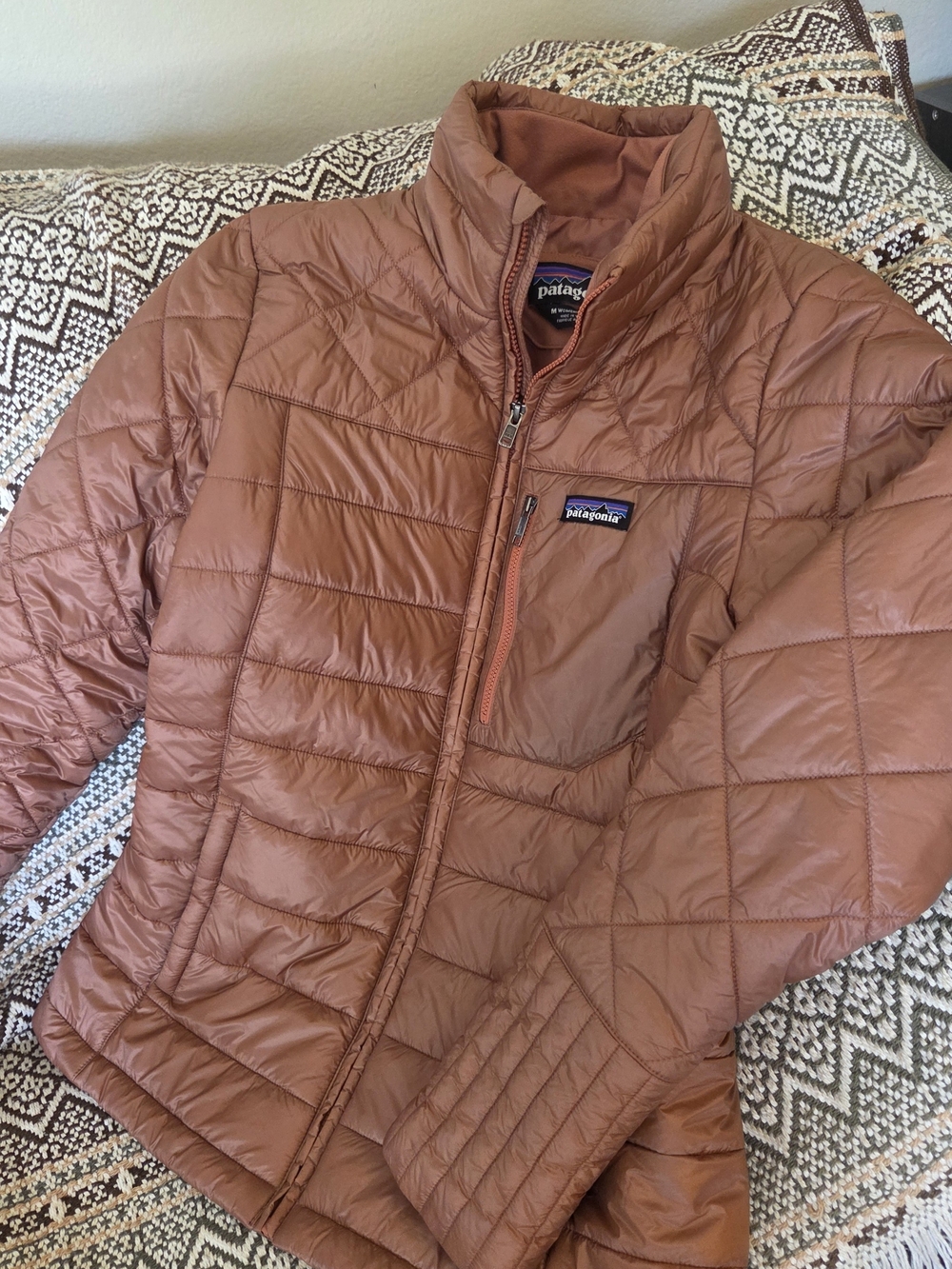 Patagonia Women’s Insulated Quilted Jacket - Rust Brown